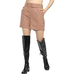 tokyo talkies Women's Regular Fit Regular Shorts | Stretchable Shorts-picture-25