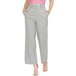 tokyo talkies Women's Regular Fit Regular Trousers | Stretchable Trousers| High-Rise-picture-19