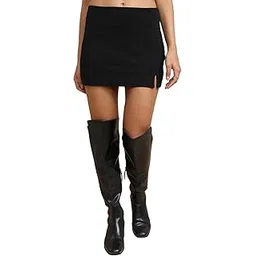 tokyo talkies Women's Regular Fit Straight Skirts | Strachable Skirts| Mid-Rise| Women Skirt | Skirt for Women-picture-11
