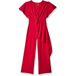 tokyo talkies Women's Short Sleeves V-Neck Solid Jumpsuit |Stylish | Casual-picture-12