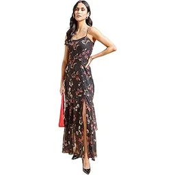 tokyo talkies Women's Sleeveless Shoulder Straps Printed Dresses | Stylish| Casual-picture-11