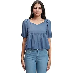 tokyo talkies Women's Solid Regular Fit Shirt-picture-41
