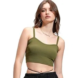 tokyo talkies Women's Solid Regular Fit Tops-picture-22