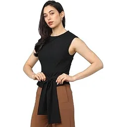 tokyo talkies Women's Solid Regular Fit Tops-picture-44