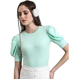 tokyo talkies Women's Solid Relaxed Fit Tops-picture-32