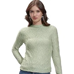 tokyo talkies Women's Solid Slim Fit Tops-picture-18