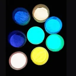 Tolaram Rangwala Glow in The Dark Powder | Color Available:- Sky Blue | Glow in Dark Neon Powder | (Color Random) MODEL25 (Neon Green, One)-picture-11