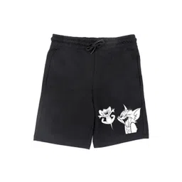 Tom & Jerry by Wear Your Mind Boys Black & White Tom & Jerry Printed Shorts-picture-54