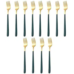 tomatus Stainless Steel Dinner Fork for Home/Kitchen, Mirror Polish, Salad Fork Stainless Steel Dessert Fork, Dinner Fork, Fruit Fork, Salad Fork Set-picture-21