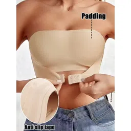 TOMKOT Bandeau Bra Full Coverage image 1