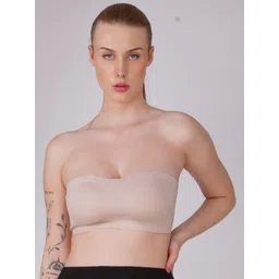 TOMKOT Medium Coverage Line Light Padded Seamless Strapless Bandeau Bra-picture-20