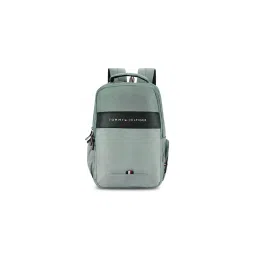tommy hilfiger accessories Tommy Hilfiger Joshua Unisex Laptop Backpack Patchwork Rest Solid 15 inch Light Grey 8903496133332-picture-13