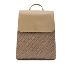 tommy hilfiger accessories Tommy Hilfiger Logo Beige Polyester Backpack-picture-22