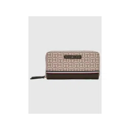 tommy hilfiger accessories Tommy Hilfiger Logo Beige Polyester Zip Around Wallet-picture-13
