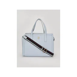 tommy hilfiger accessories Tommy Hilfiger Solid Blue Cotton Handbags-picture-14