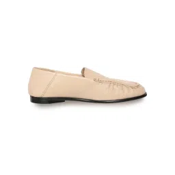 tommy hilfiger accessories Tommy Hilfiger Solid Pink Leather Loafers - Beige-picture-12
