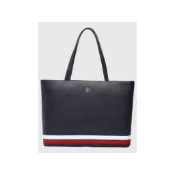 tommy hilfiger accessories Tommy Hilfiger Striped Blue Pu Tote Bag-picture-24