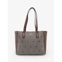 tommy hilfiger accessories Tommy Hilfiger Women Brown Polyester Tote Bag-picture-28
