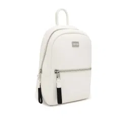tommy hilfiger accessories Tommy Hilfiger Off White Pu Solid Backpack image 2