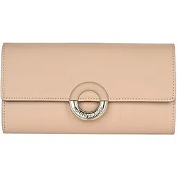 Polyethylene Walllet for Women, Gabrila, Flap Wallet with Sling, Beige-image-34