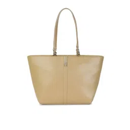 TOMMY HILFIGER 100% Polyurethane Beige Women Tote Bag-picture-21