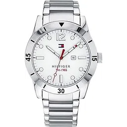 tommy hilfiger Analog White Dial Silicone Strap Watch for Men-picture-53