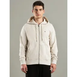 TOMMY HILFIGER Beige Cotton Regular Fit Solid Sweatshirt-picture-25