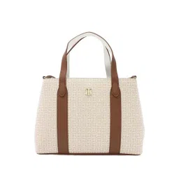 Tommy Hilfiger Beige Logo Handbag-picture-47