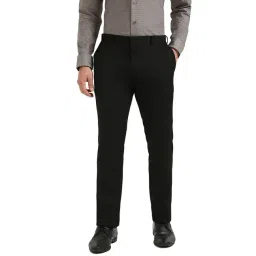 TOMMY HILFIGER Beige Polyester Regular Fit Solid Trousers-picture-28