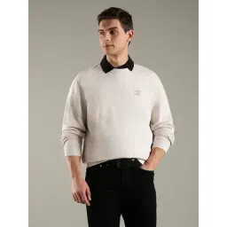 TOMMY HILFIGER Beige Regular Fit Cotton Sweatshirt-picture-35