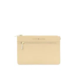 Tommy Hilfiger Beige Solid Medium Sling Handbag-picture-42