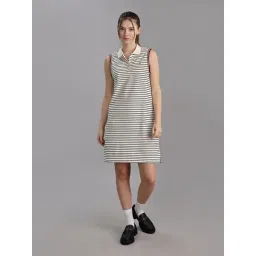 TOMMY HILFIGER Beige Stripes Dress-picture-24