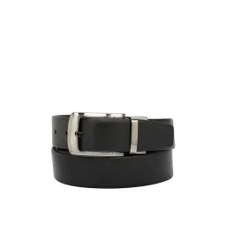 Tommy Hilfiger Black & Brown Formal Leather Reversible Belt for Men-picture-11