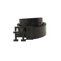 TOMMY HILFIGER Black & Navy Pursat Leather Formal Belt-picture-24