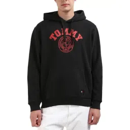 Tommy Hilfiger Black Cotton Printed Men Regular Fit Sweatshirt-picture-11