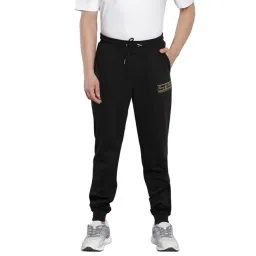Tommy Hilfiger Black Cotton Regular Fit Joggers-picture-40
