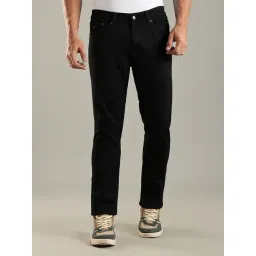 Tommy Hilfiger Black Cotton Relaxed Fit Jeans-picture-11