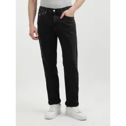 Tommy Hilfiger Black Cotton Slim Fit Jeans-picture-22
