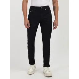 Tommy Hilfiger Black Cotton Slim Fit Jeans-picture-41