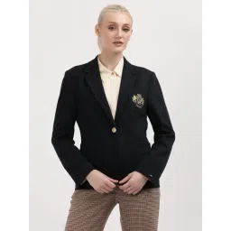 TOMMY HILFIGER Black Graphic Print Blazer-picture-33