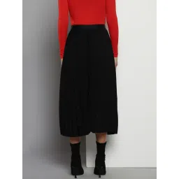 TOMMY HILFIGER Black Midi Skirt image 2