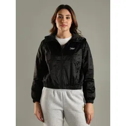 Tommy Hilfiger Black Regular Fit Logo Printed Hooded Jacket-picture-18