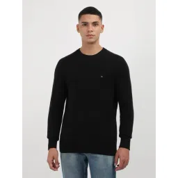 Tommy Hilfiger Black Regular Fit Pullover-picture-26