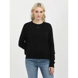 TOMMY HILFIGER Black Regular Fit Pullover-picture-23