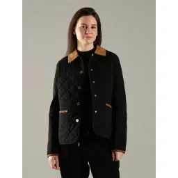Tommy Hilfiger Black Regular Fit Quilted Jacket-picture-30