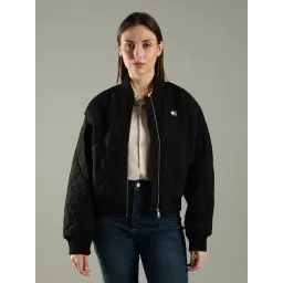 Tommy Hilfiger Black Relaxed Fit Quilted Jacket-picture-31