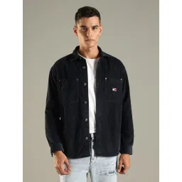 Tommy Hilfiger Blue Cotton Comfort Fit Shirt-picture-14