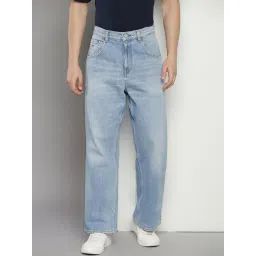 Tommy Hilfiger Blue Cotton Relaxed Fit Jeans-picture-11