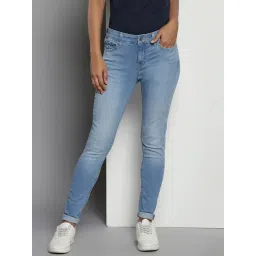 TOMMY HILFIGER Blue Cotton Skinny Fit Mid Rise Jeans-picture-24