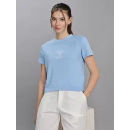 TOMMY HILFIGER Blue Logo T-Shirt-picture-32